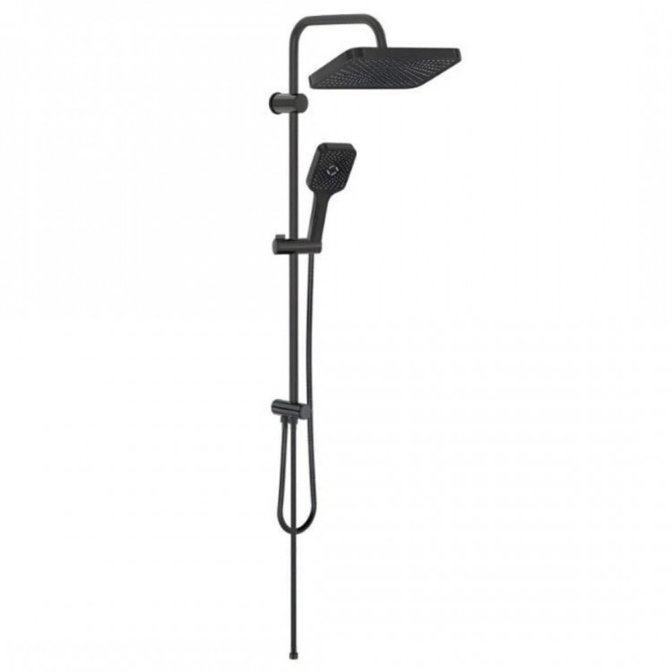 VALTEMO RAINWAY MATT BLACK RAİN DUŞ SETİ VS 2914